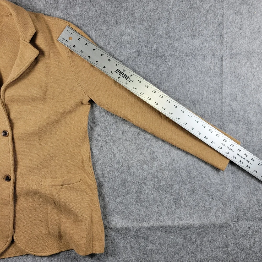 J.Crew Tan Cardigan Blazer Women Size Medium